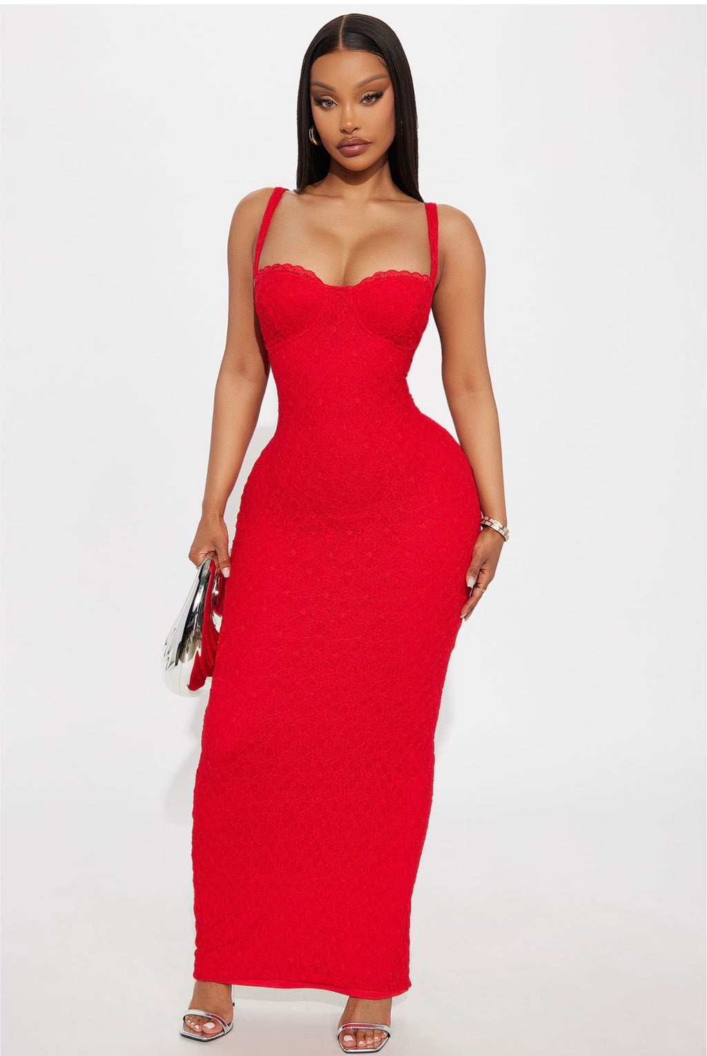 Yuri lace maxi dress