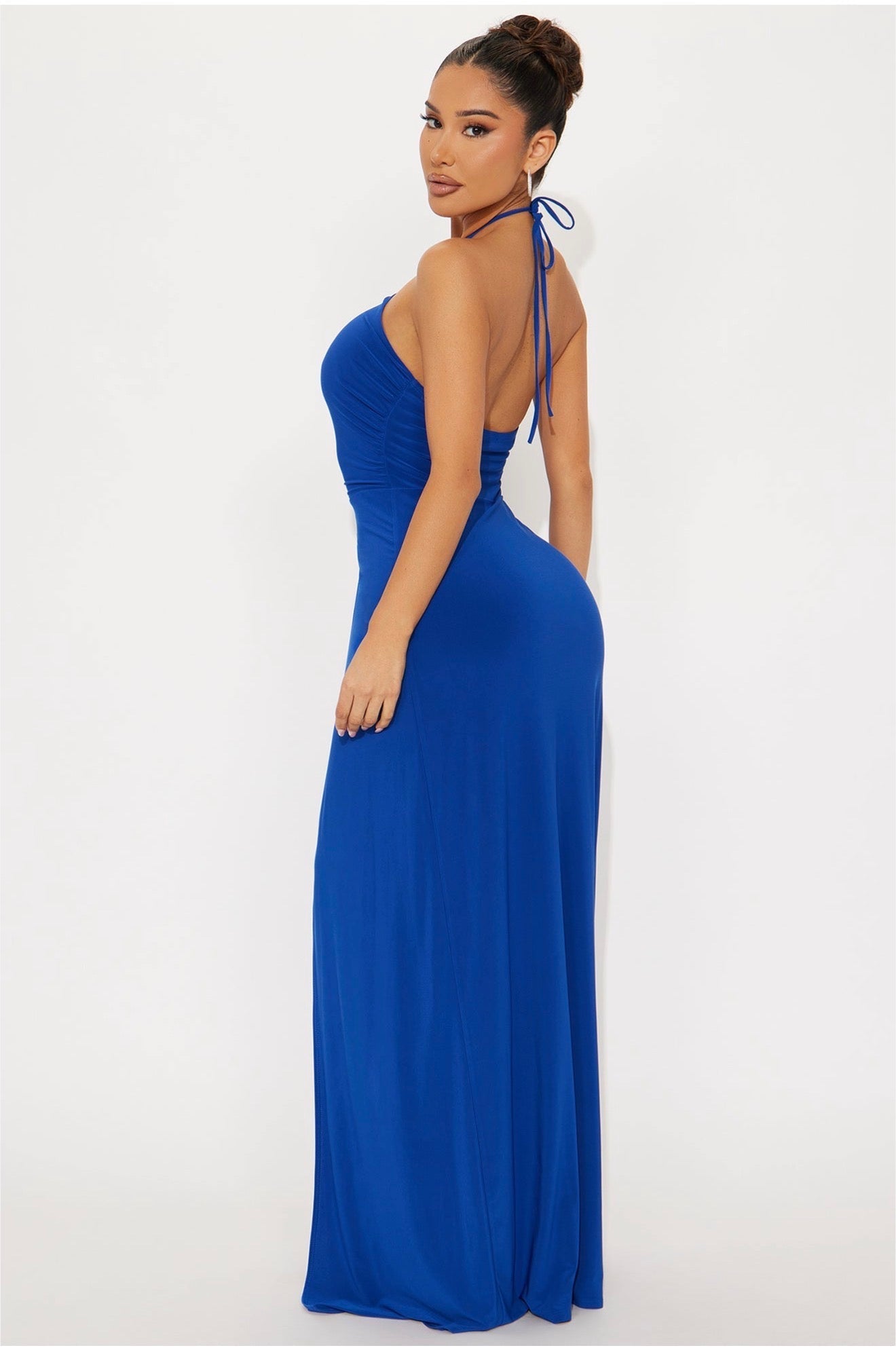 Liana straight leg  jumpsuit -blue