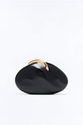 The look faux leather clutch